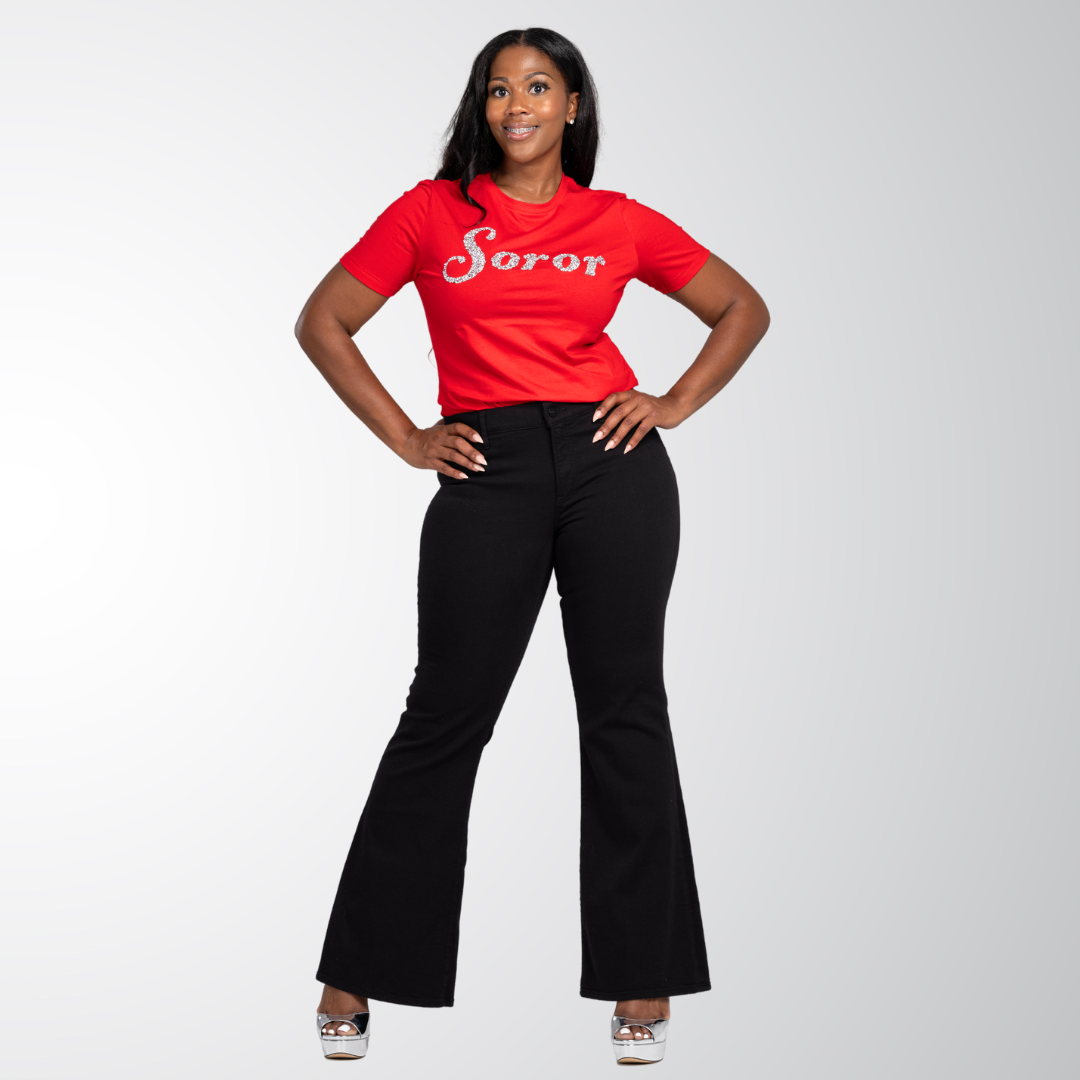 Diamond “Soror” Red Shirt