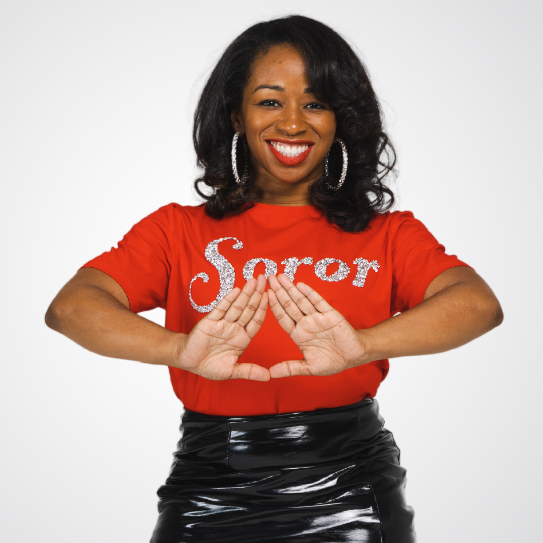 Diamond “Soror” Red Shirt