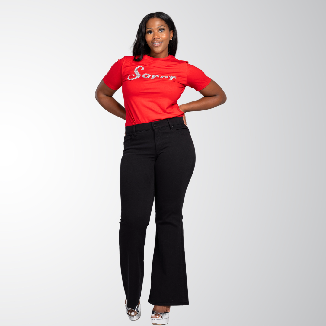 Diamond “Soror” Red Shirt