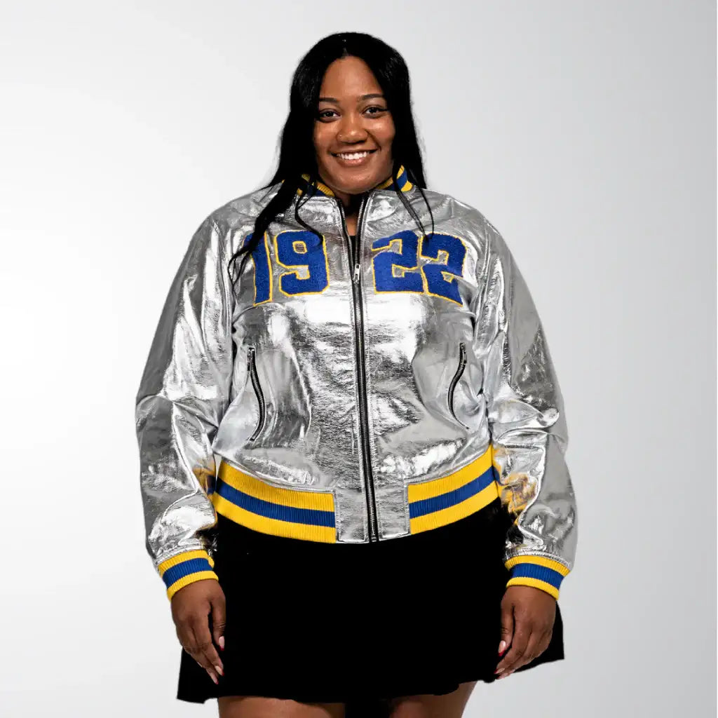 1920 Silver Bomber Jacket