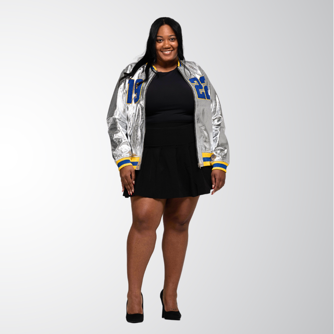 1920 Silver Bomber Jacket