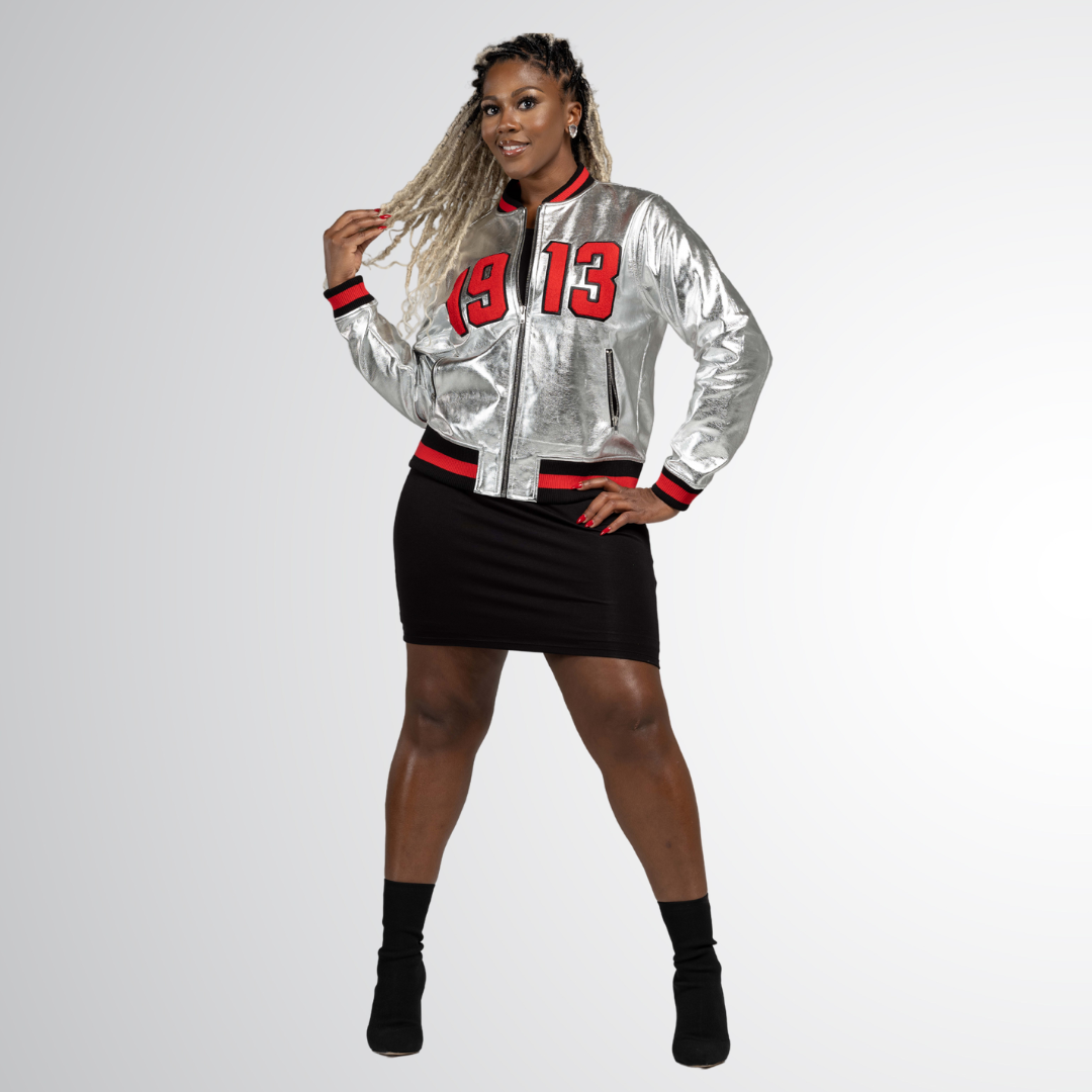 1913 Silver Bomber Jacket