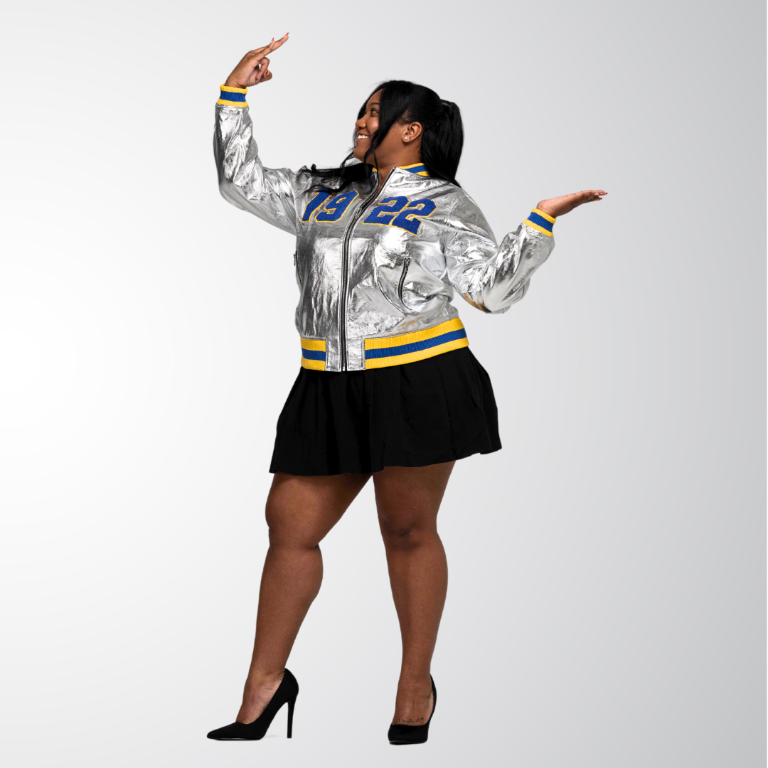 1920 Silver Bomber Jacket