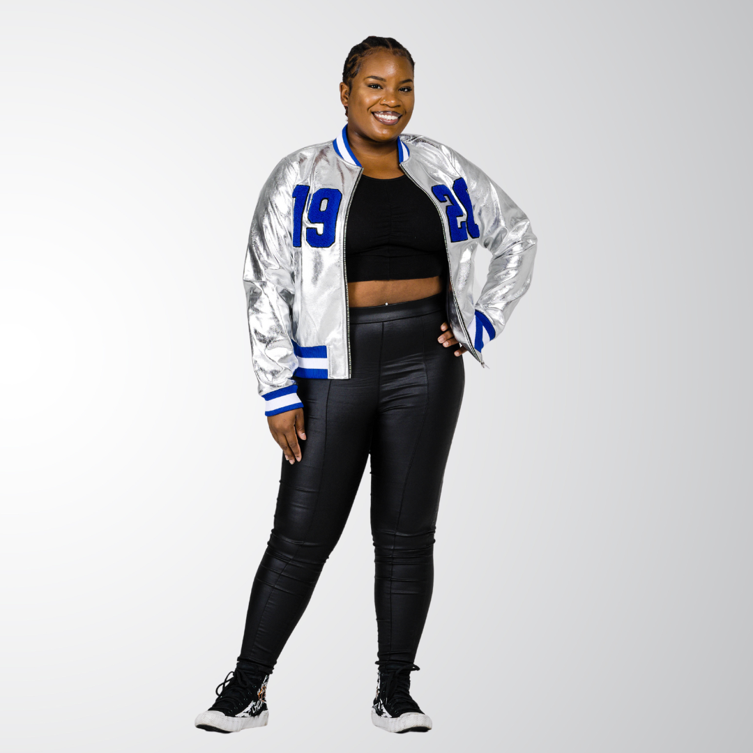 1920 Silver Bomber Jacket