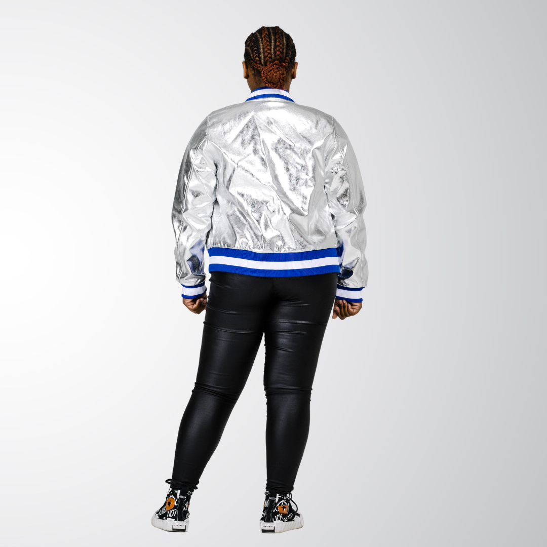 1920 Silver Bomber Jacket