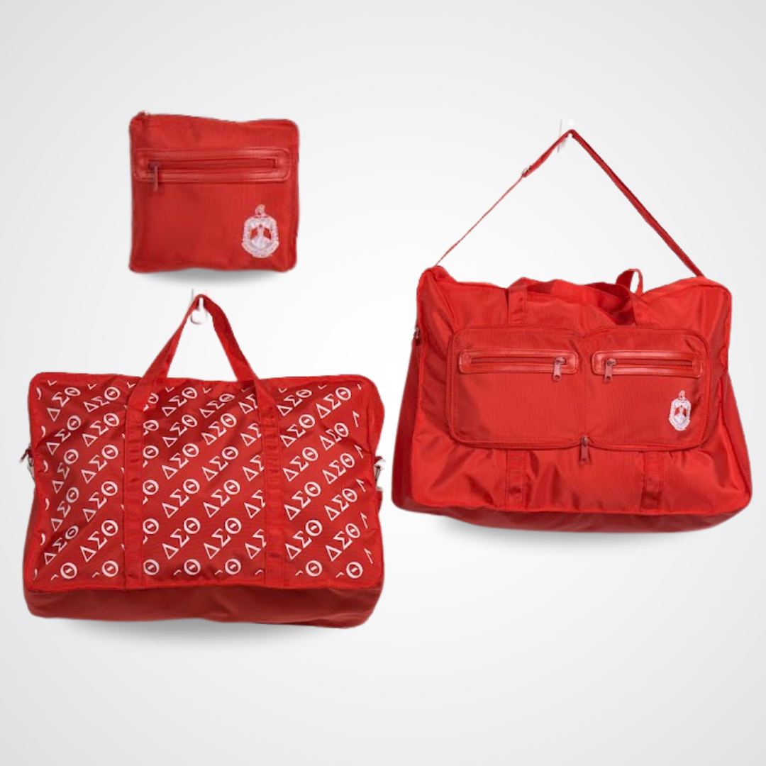 Delta Sigma Theta DST Greek Letter Foldable Bags