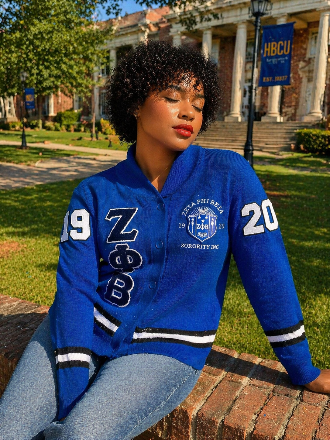 1920 Blue Cardigan