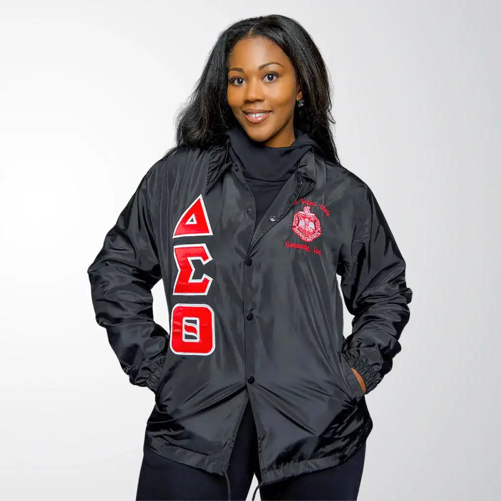 Delta Sigma Theta Greek Letter Ladies' Cut Jacket DST Paraphernalia