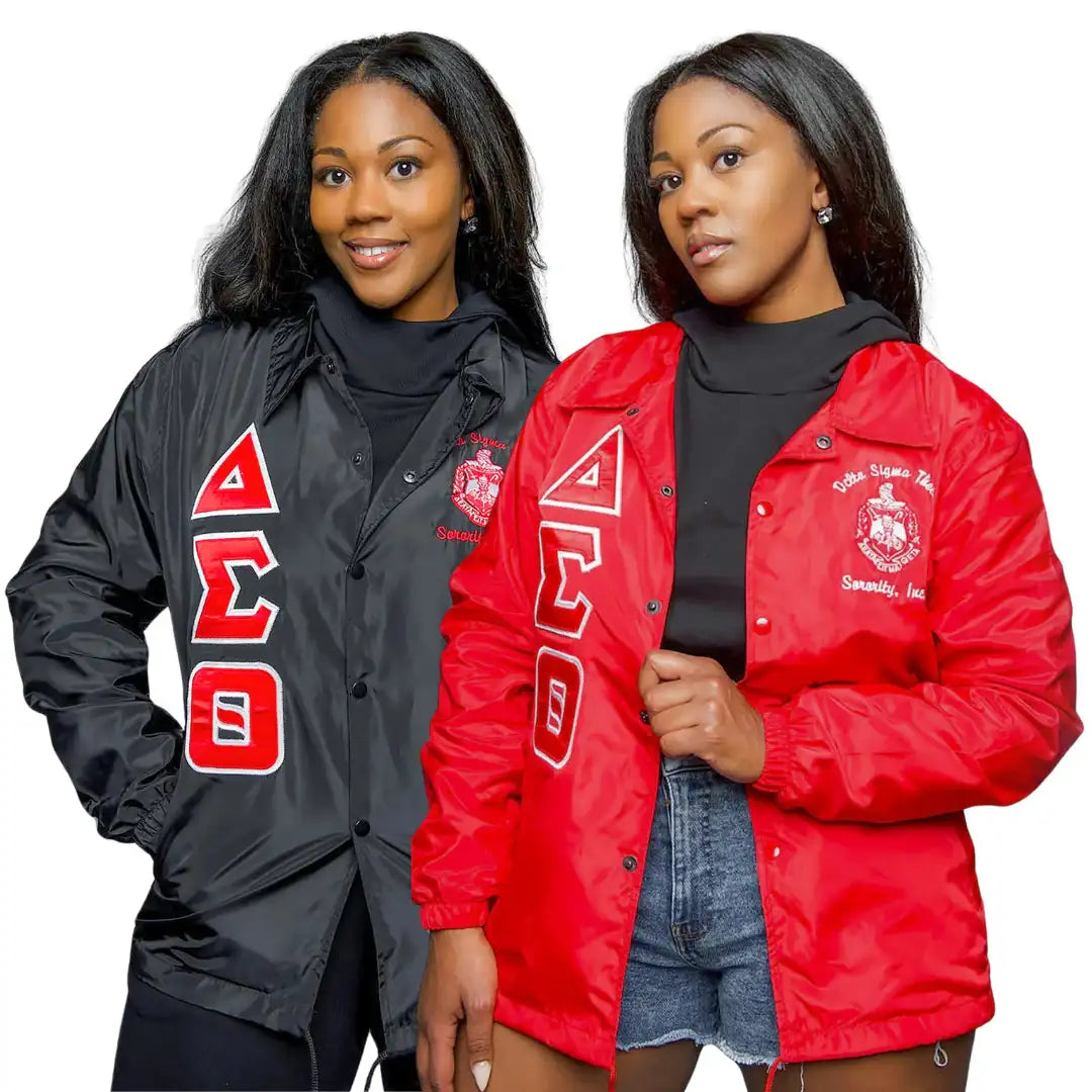 Delta Sigma Theta Greek Letter Ladies' Cut Jacket DST Paraphernalia RED