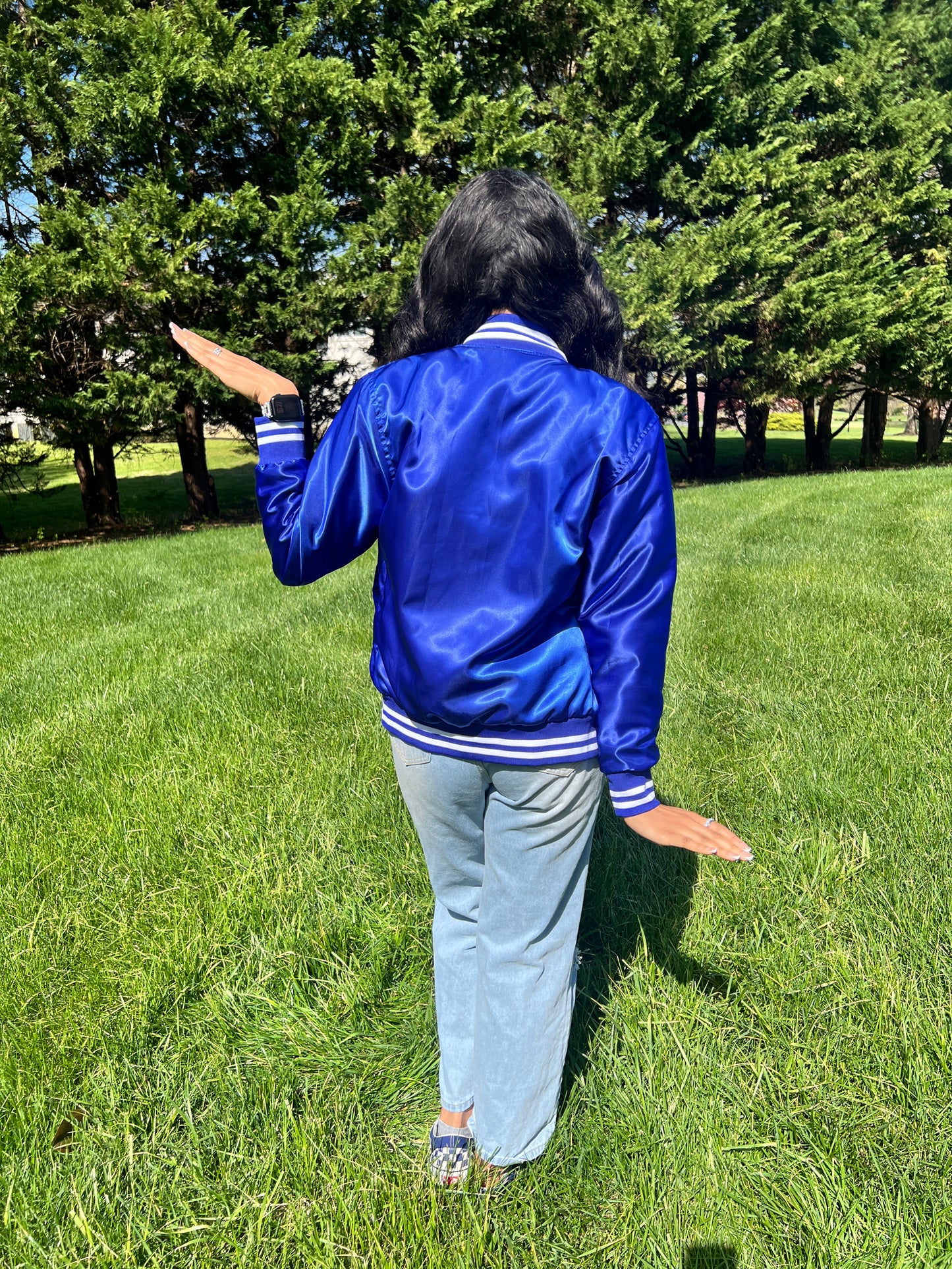 Zeta Phi Beta Satin Bomber Jacket