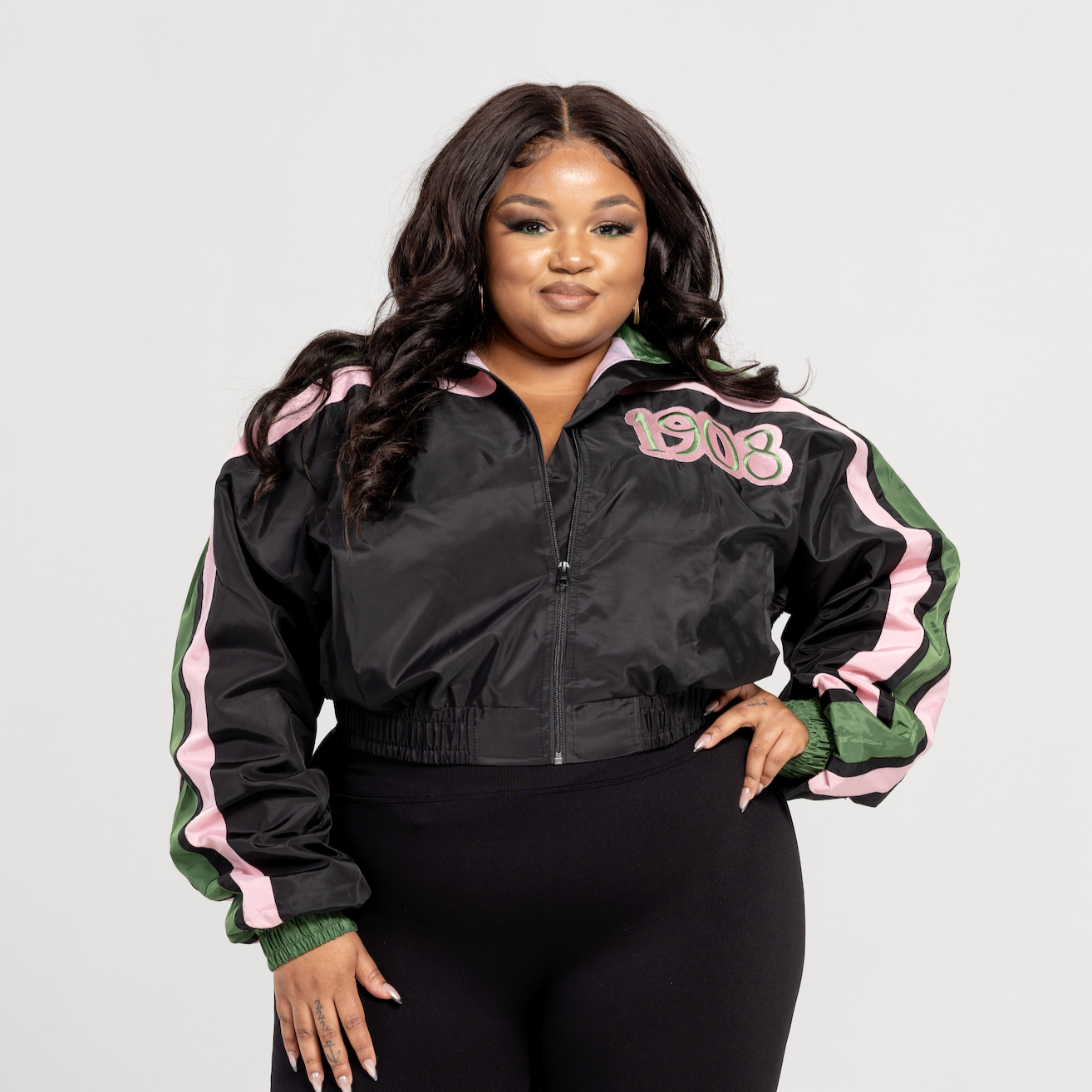 1908 Crop Nylon Jacket