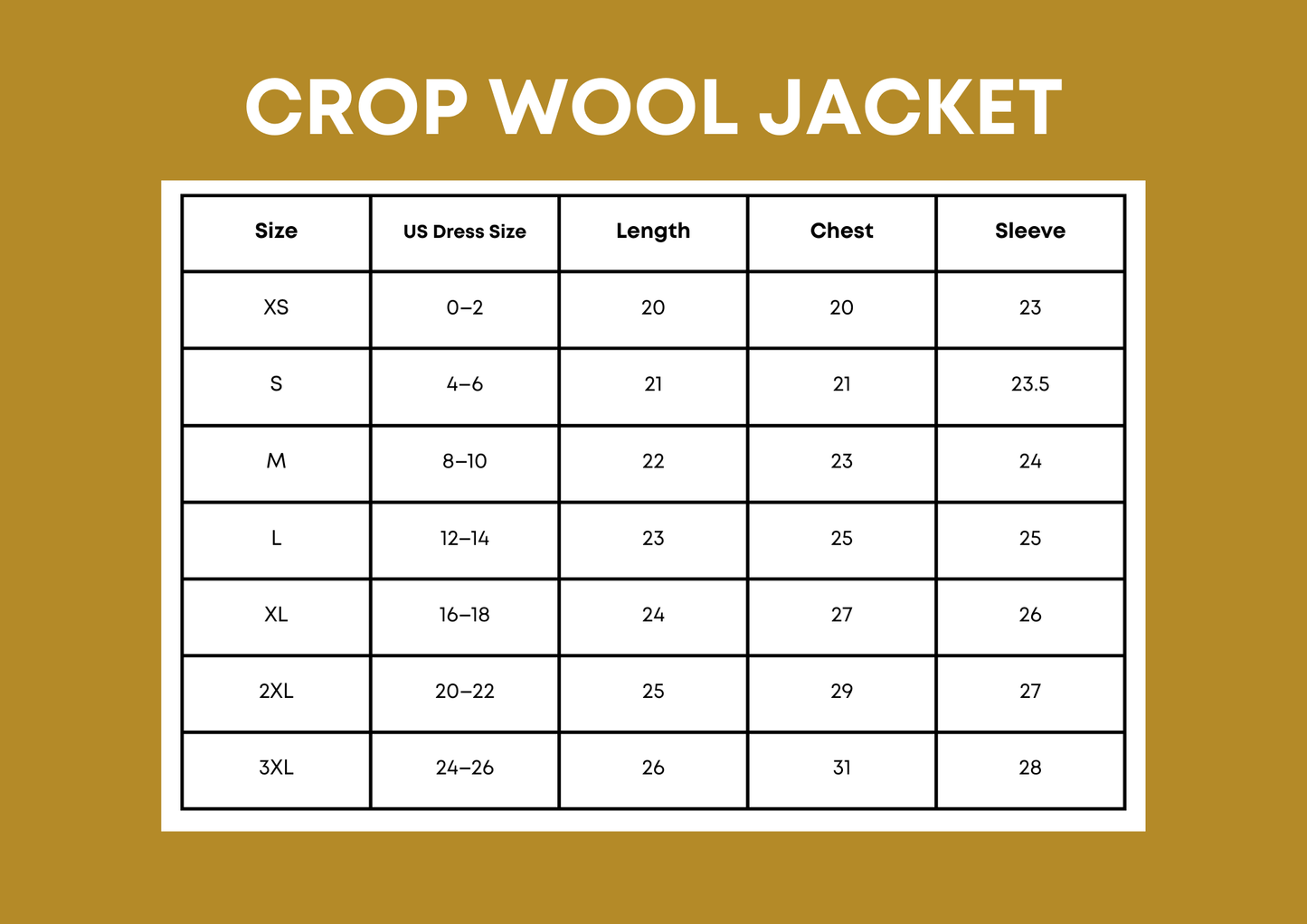 Delta Sigma Theta Crop Wool Jacket