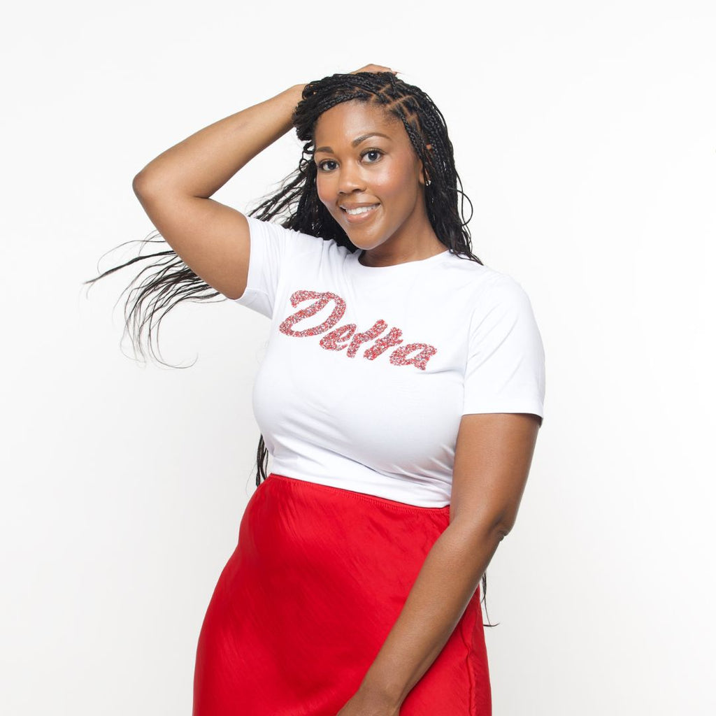 (Pre Order) White 'Delta' Diamond Shirt
