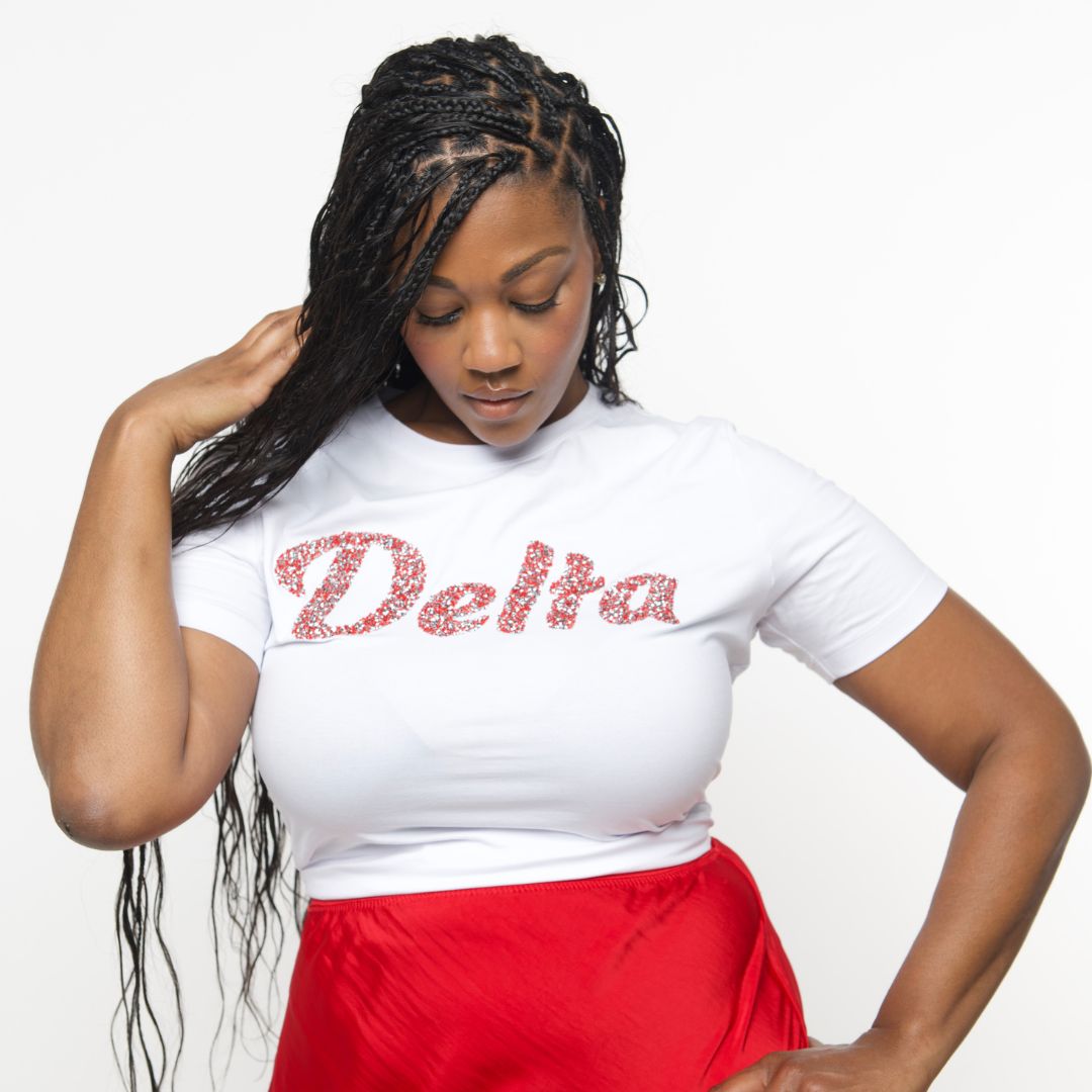 (Pre Order) White 'Delta' Diamond Shirt
