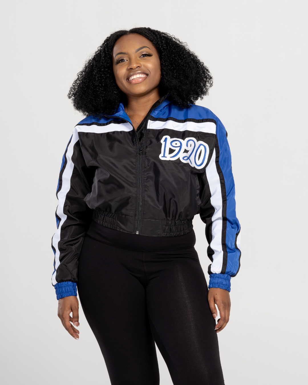 (Pre-Order) 1920 Crop Nylon Jacket | Ships in 4-6 Weeks