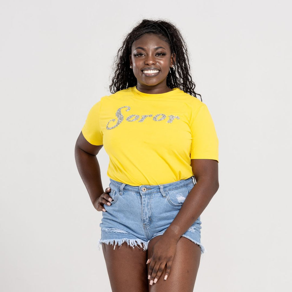 (Pre-Order) Yellow Diamond “Soror” Shirt