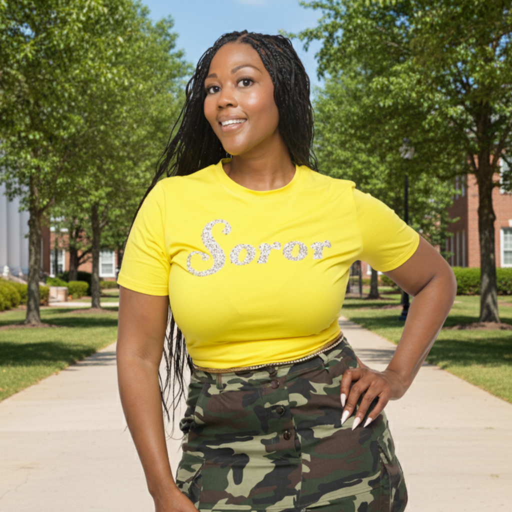 Yellow Diamond “Soror” Shirt