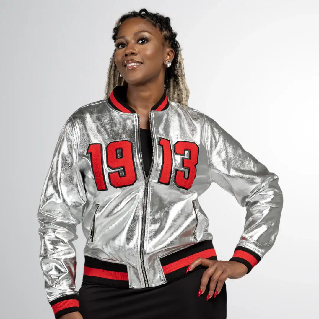 1913 Silver Bomber Jacket