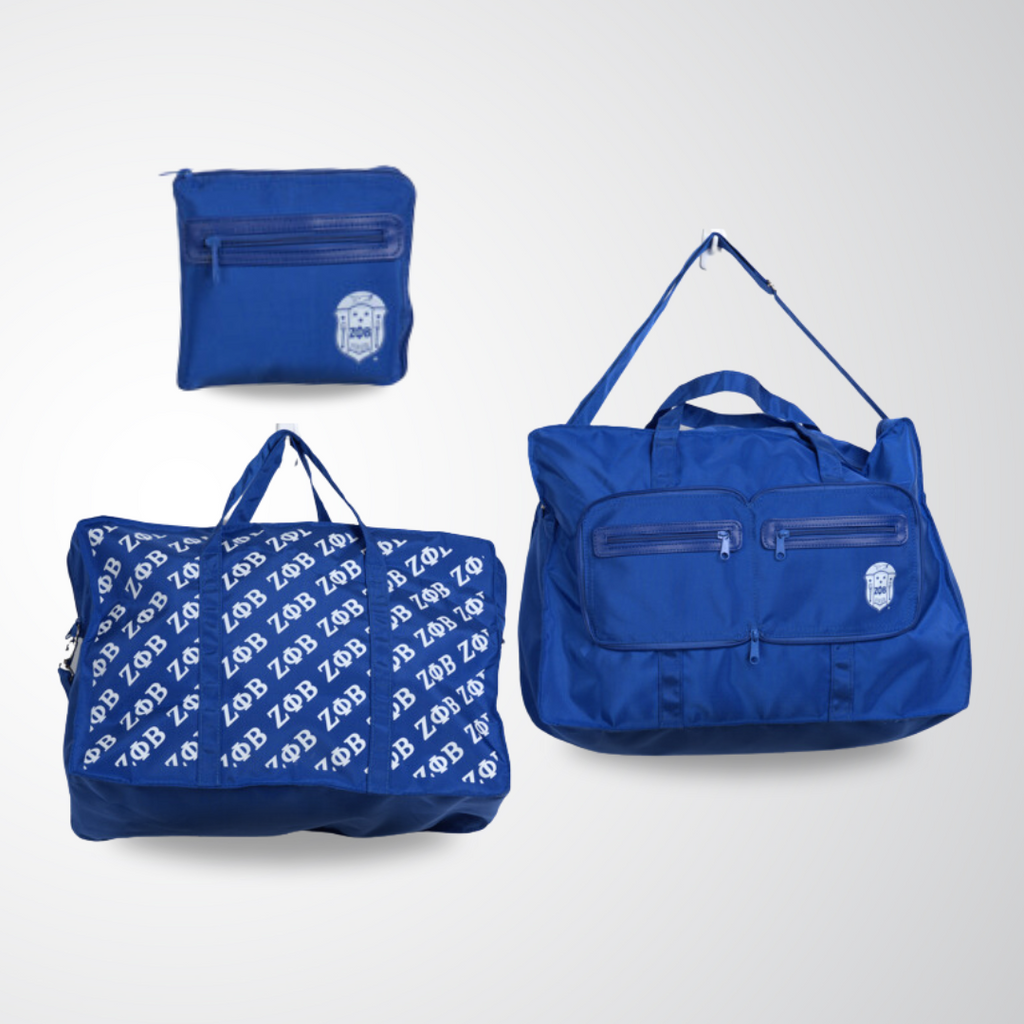 Zeta Phi Beta ZPHIB Greek Letter Foldable Bags