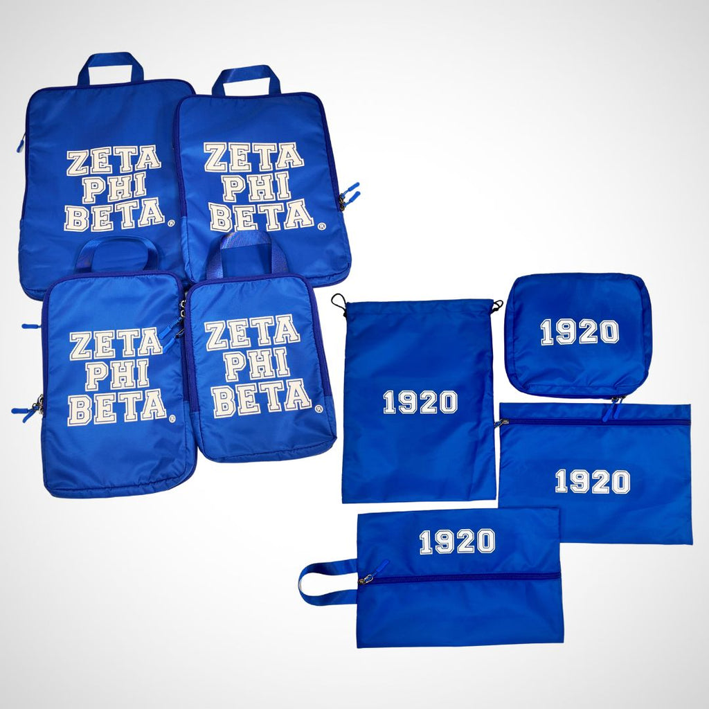 (PRE ORDER) Zeta Phi Beta Compression Packing Cube Set