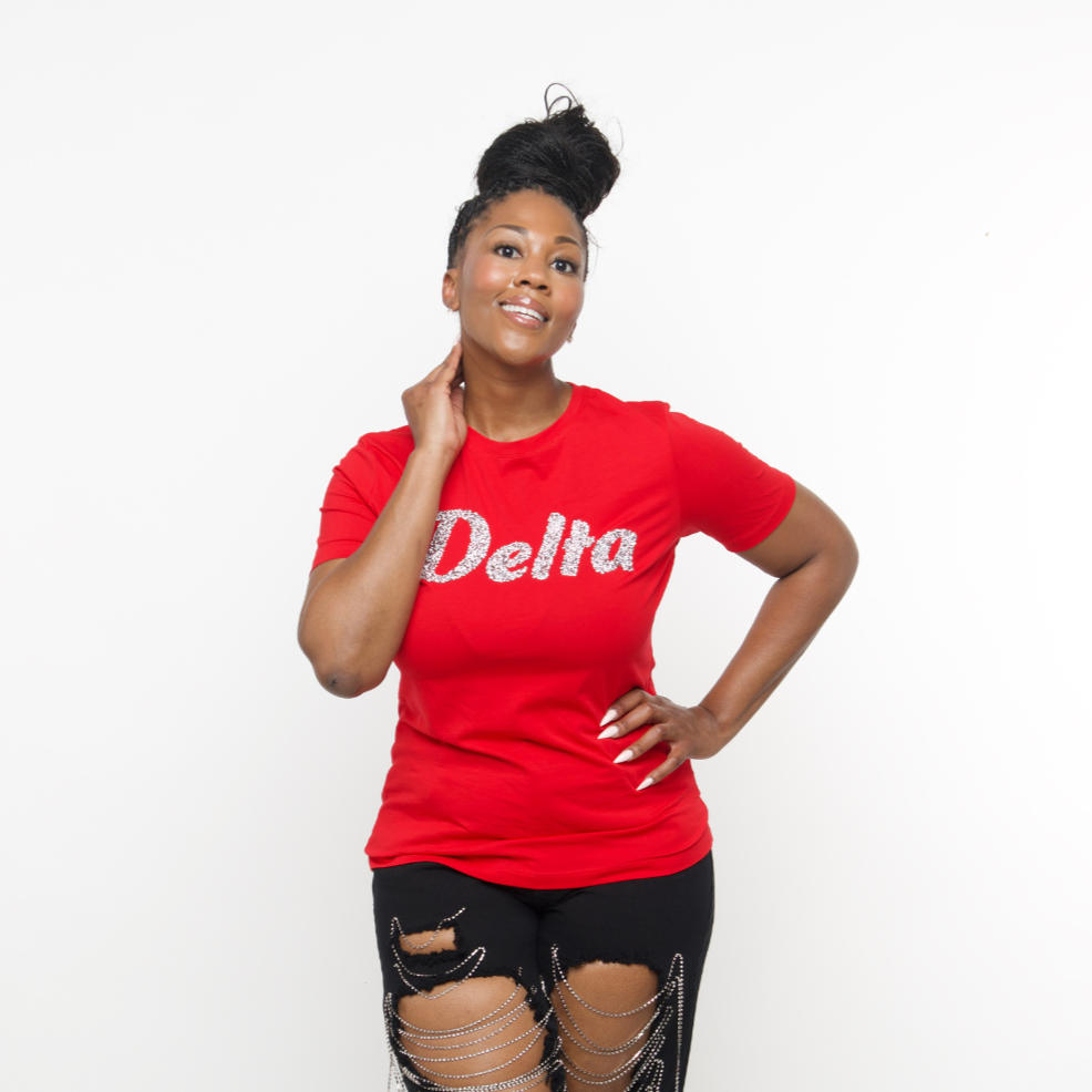(Pre Order) Red 'Delta' Diamond Shirt
