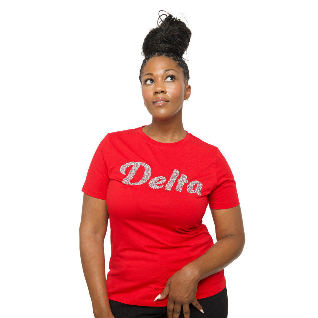 (Pre Order) Red 'Delta' Diamond Shirt
