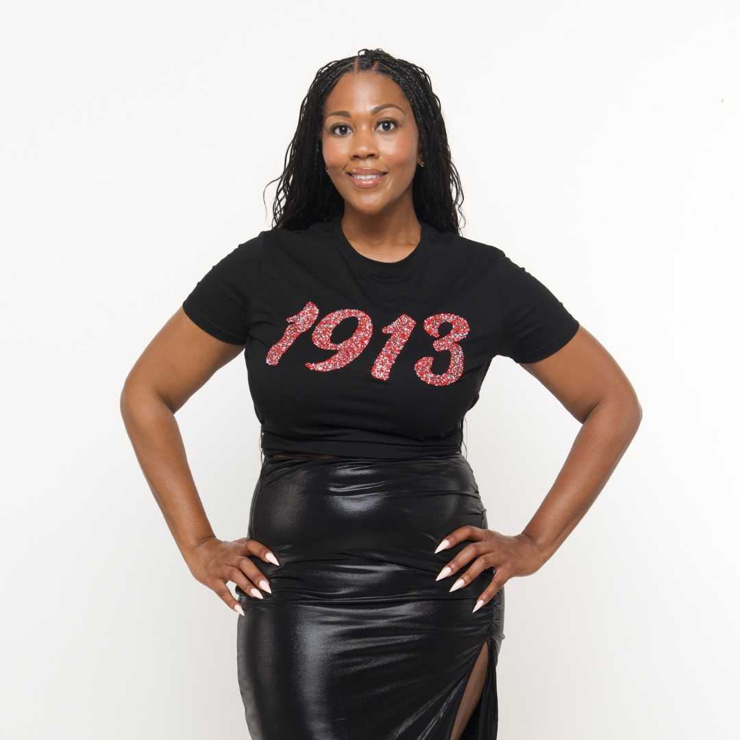 (Pre Order) Black '1913' Red Diamond Top