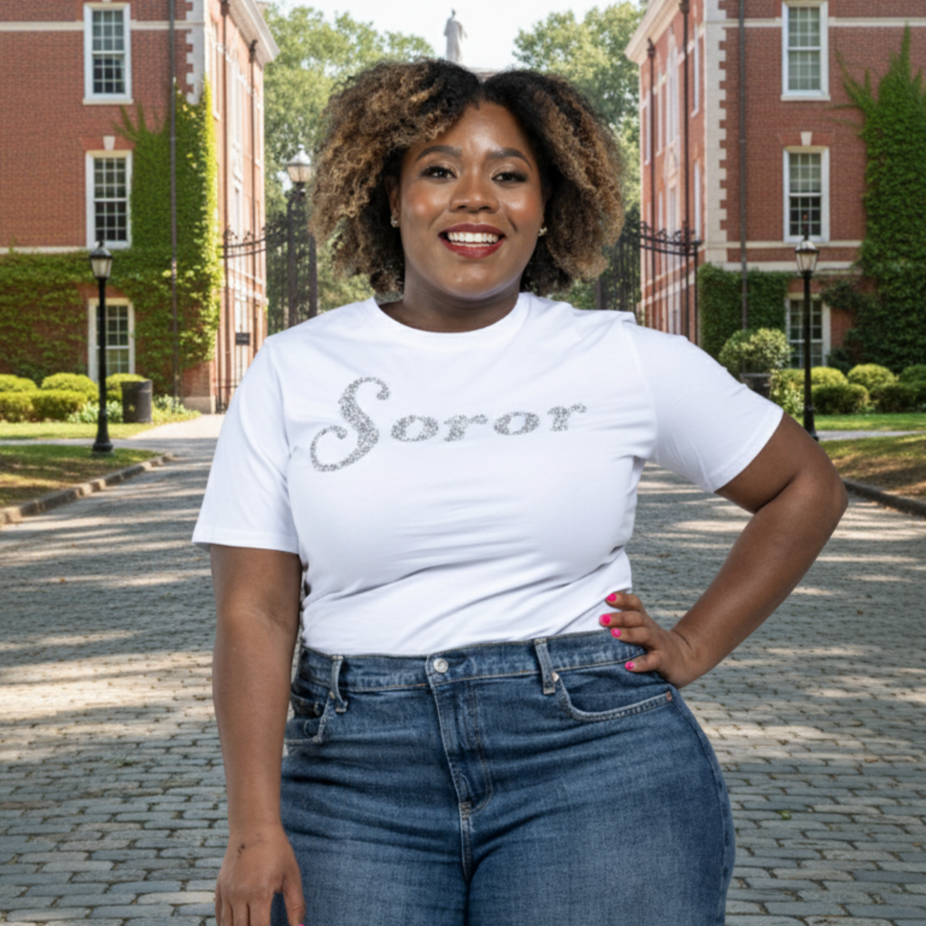White Diamond “Soror” Shirt