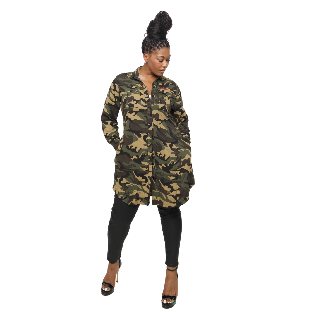 Delta Camo Tunic Dress