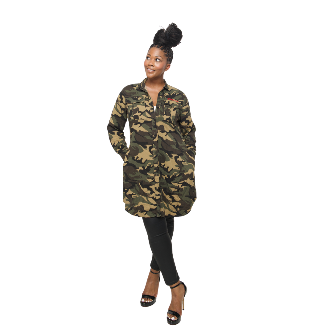 Delta Camo Tunic Dress