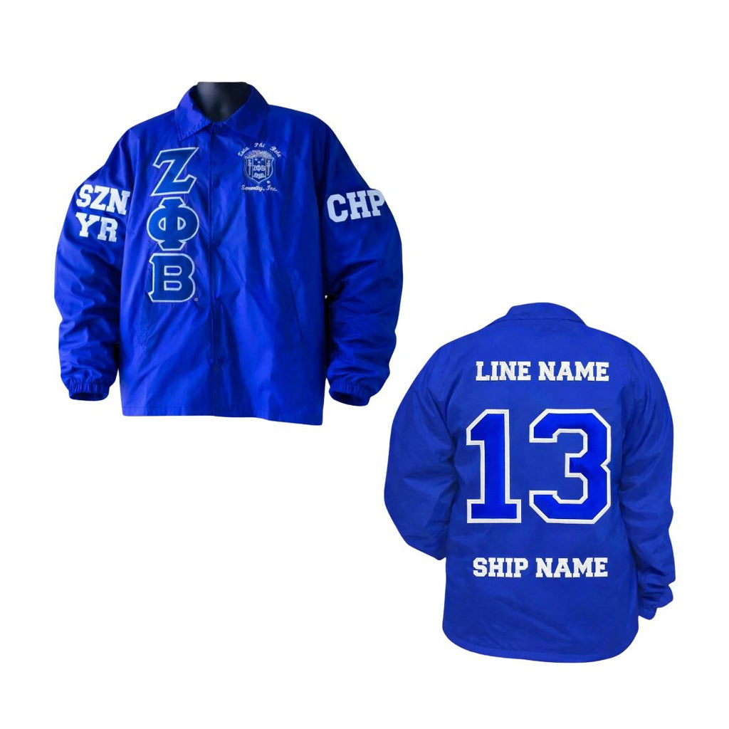 Zeta Phi Beta Custom Order Line Jacket | Solo, Line, Chapter
