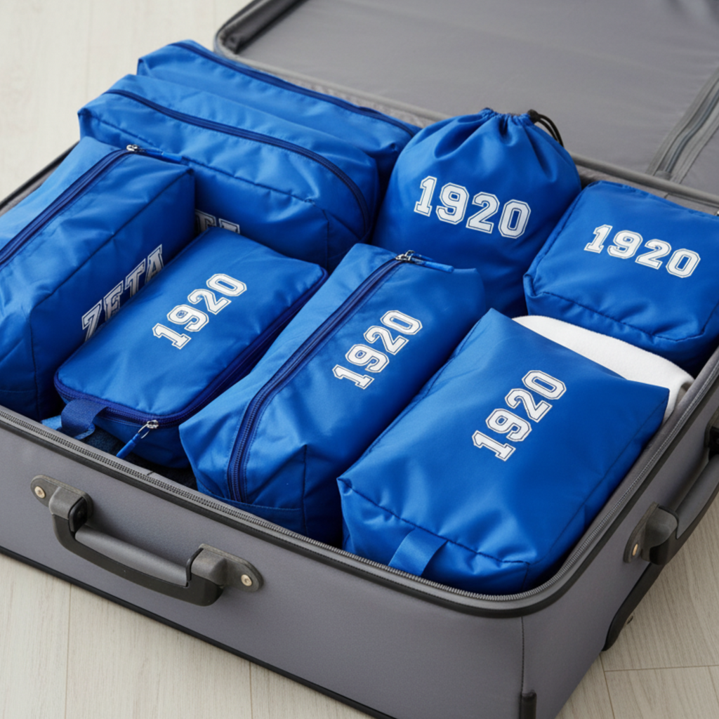Zeta Phi Beta Compression Packing Cube Set