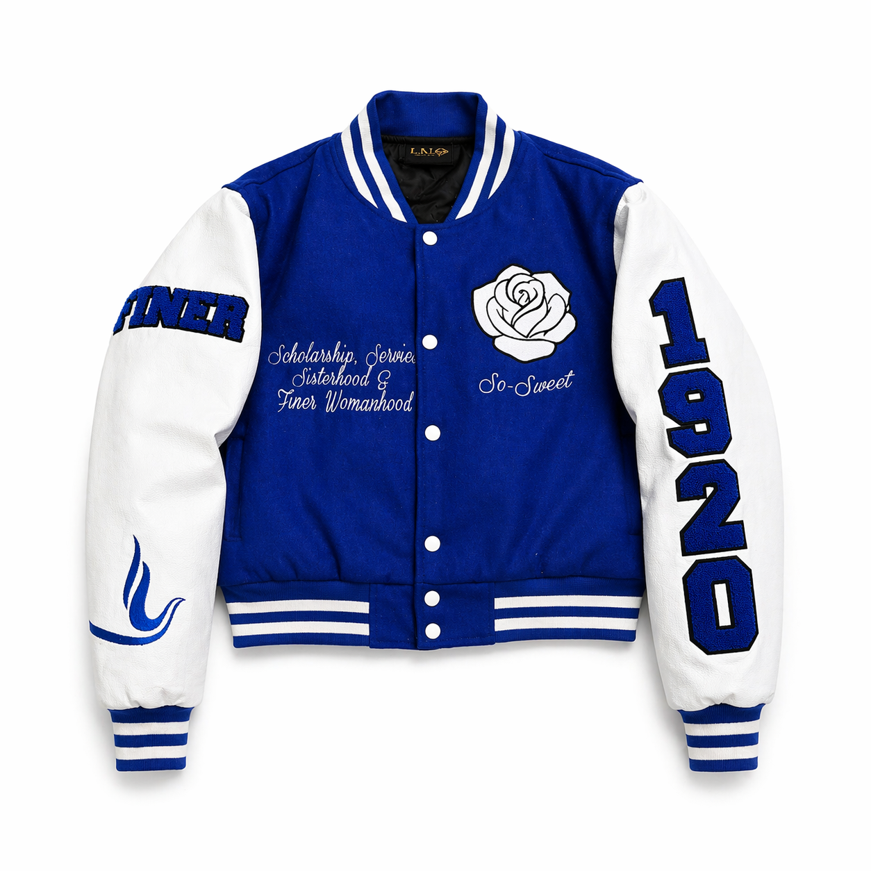 Zeta Phi Beta Crop Wool Jacket (Pre-Order)