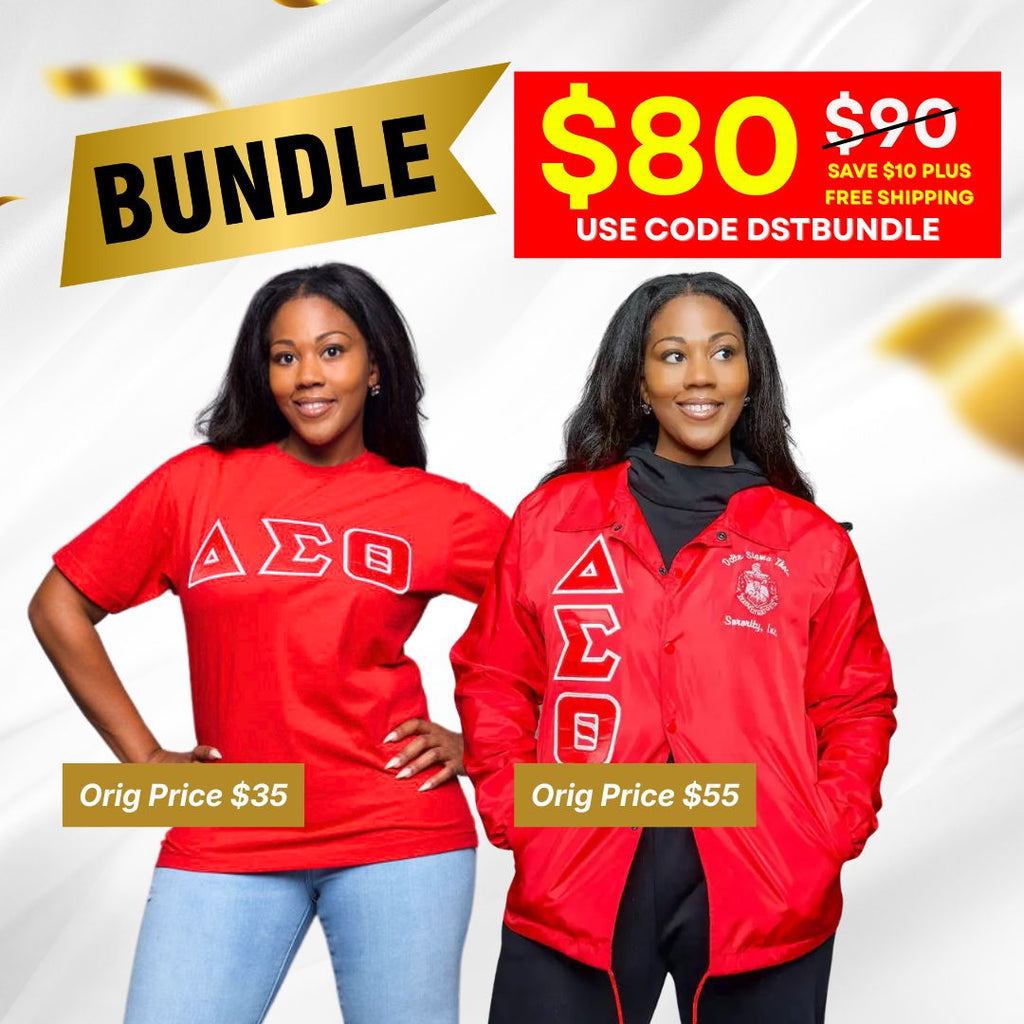 BUNDLE: DST RED LINE JACKET & DST RED GREEK SHIRT