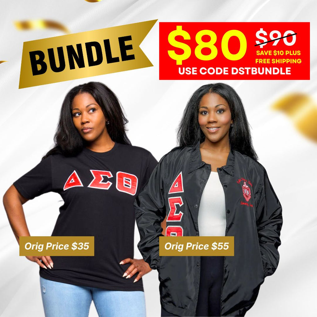 BUNDLE: DST BLACK LINE JACKET & DST BLACK GREEK SHIRT