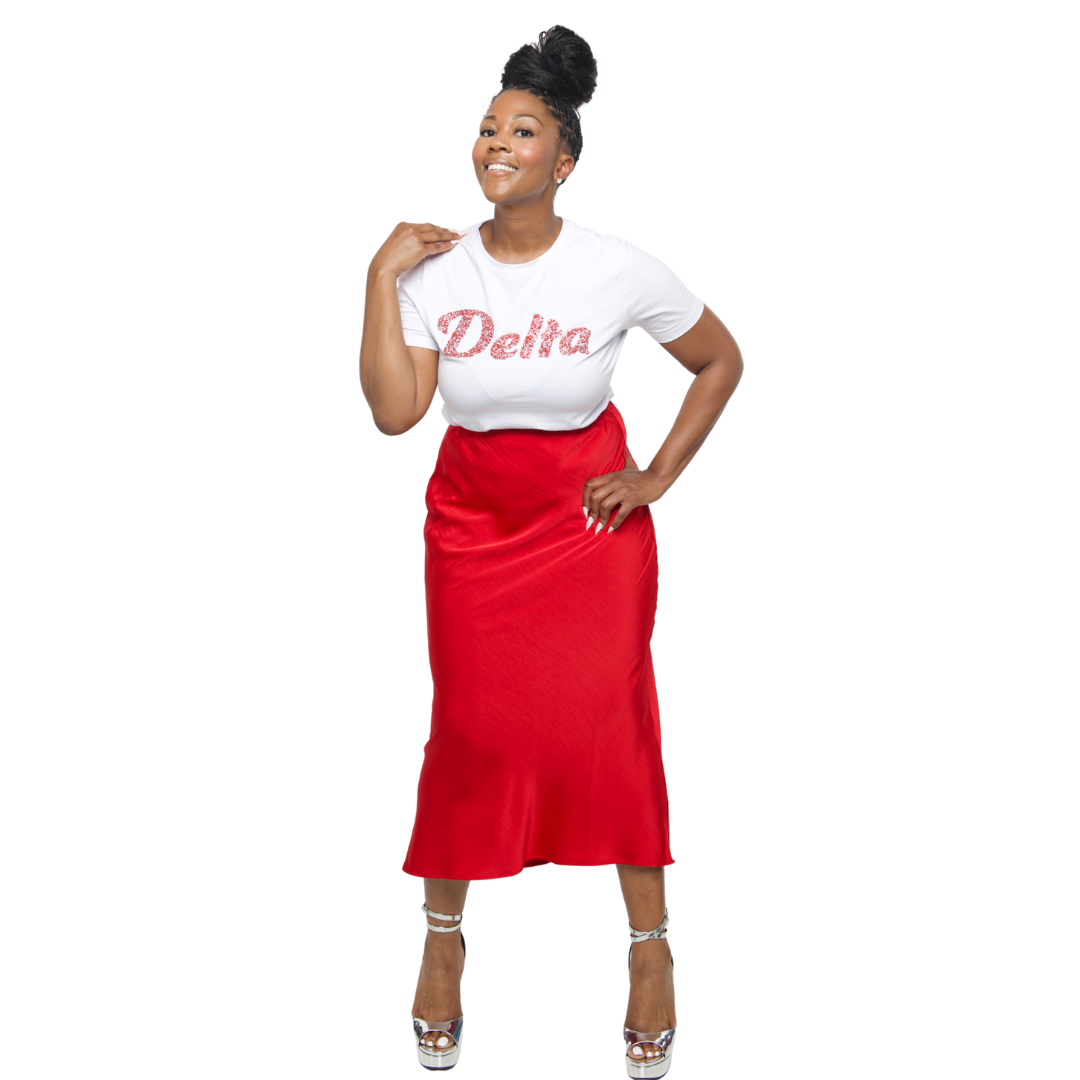 (Pre Order) White 'Delta' Diamond Shirt