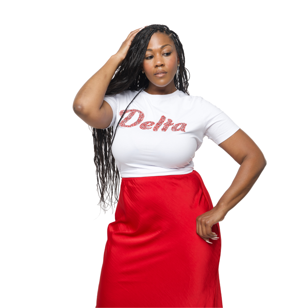 (Pre Order) White 'Delta' Diamond Shirt