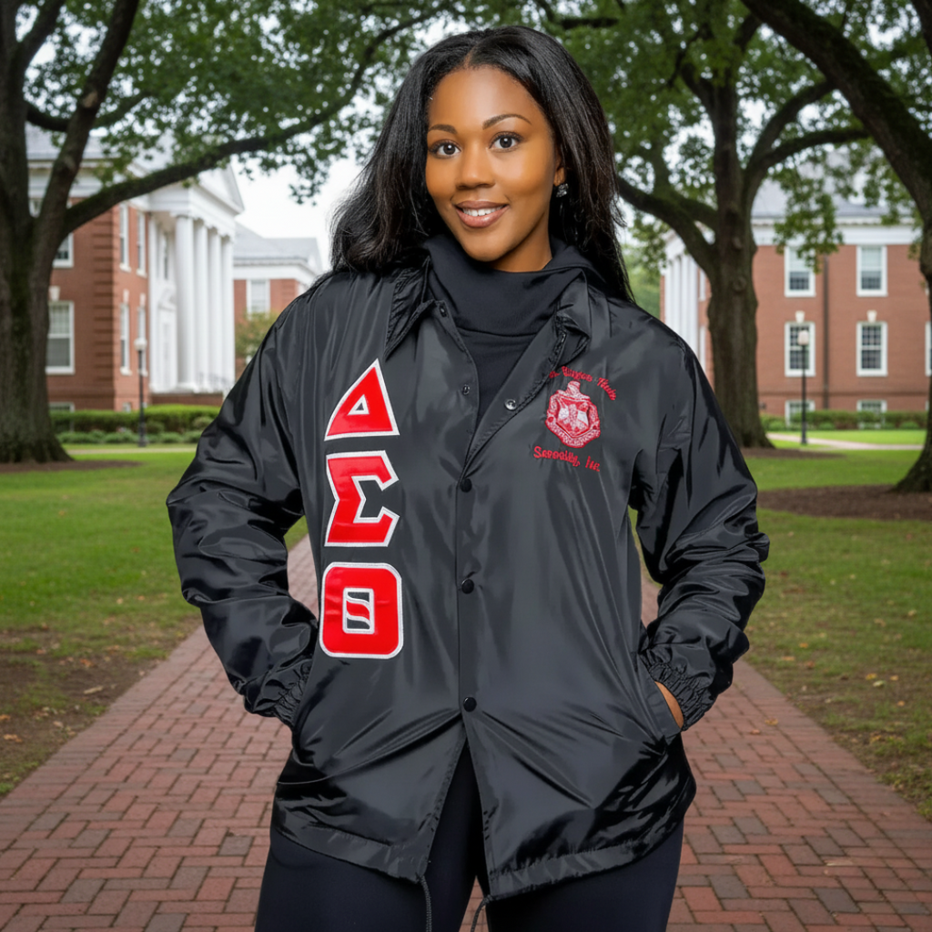 Delta Sigma Theta Greek Letter Ladies' Cut Jacket DST Paraphernalia