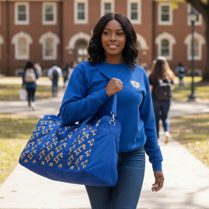 Sigma Gamma Rho SGRHO Greek Letter Foldable Bag