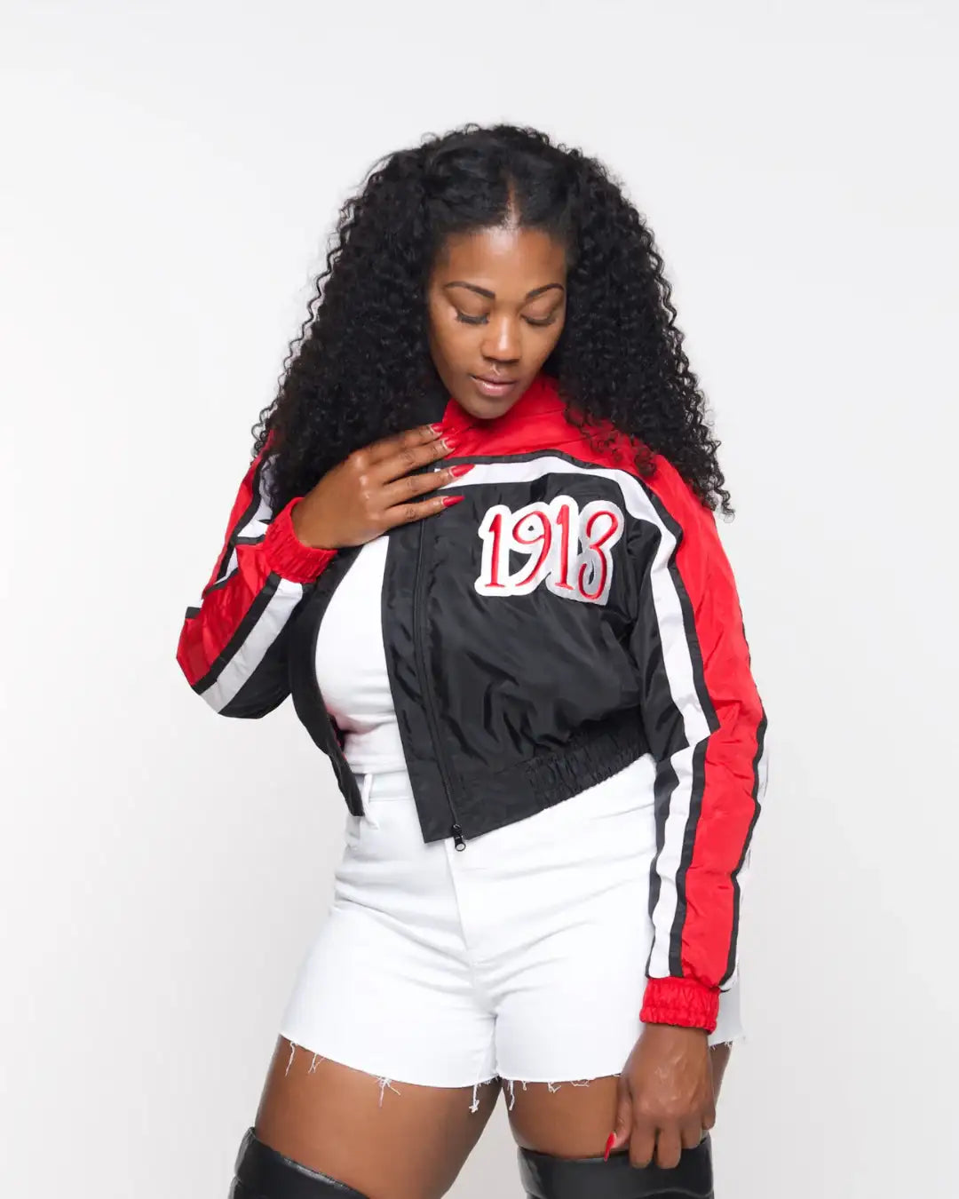 (PRE-ORDER) 1913 Crop Nylon Jacket