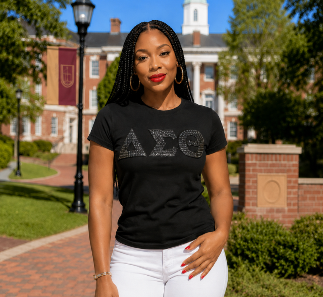 Black Crocodile DST Greek Letter Shirt