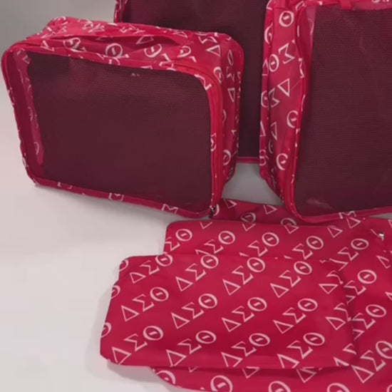Delta Sigma Theta DST Greek Letter Packing Cubes